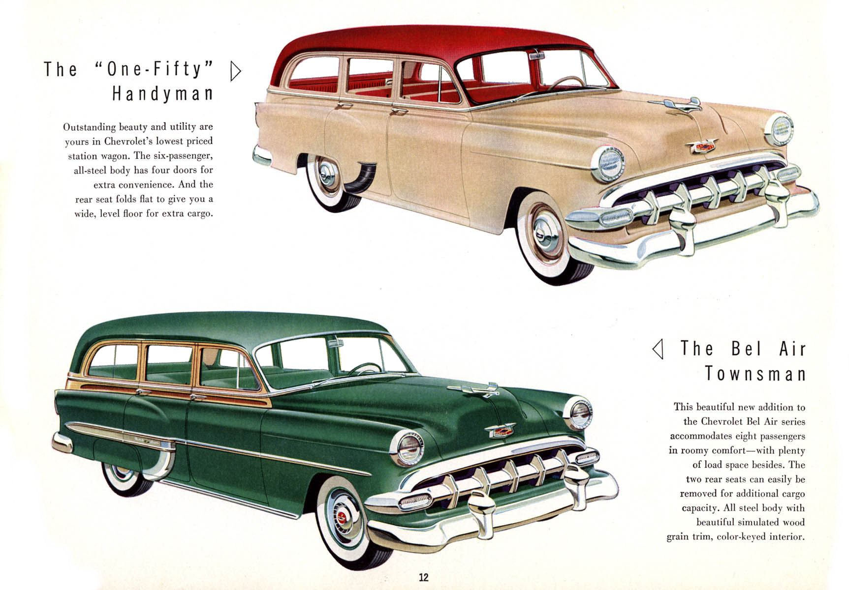 1954 Chevrolet Brochure Page 4